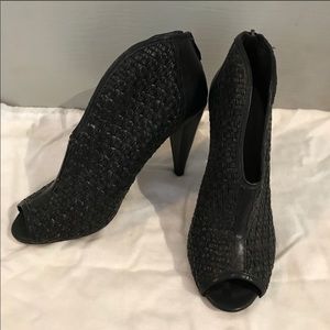Vince Camuto Open Toe Booties